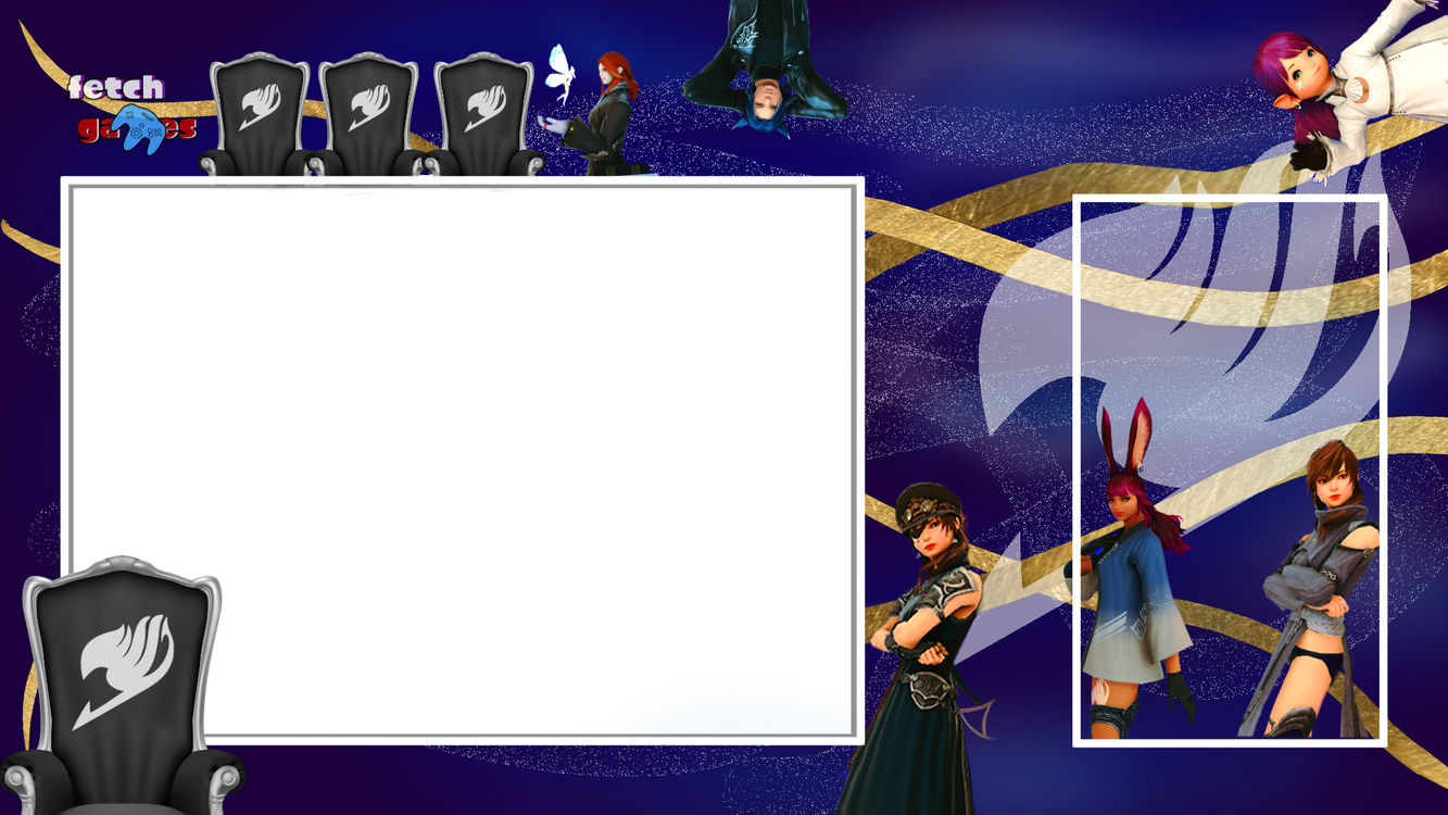 Stream overlay (room for 3 additional PNGtubers)